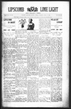 Lipscomb Lime Light and Follett Times (Follett, Tex.), Vol. 12, No. 26, Ed. 1 Thursday, May 8, 1924
