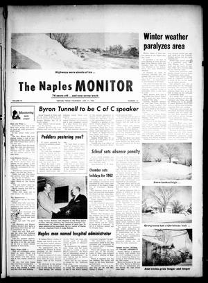 The Naples Monitor (Naples, Tex.), Vol. 76, No. 25, Ed. 1 Thursday, January 11, 1962