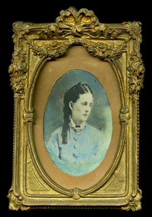 Primary view of object titled '[Portrait of Mary A. Thomason]'.