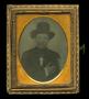 Thumbnail image of item number 1 in: '[Ambrotype of unknown man]'.