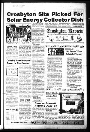 The Crosbyton Review (Crosbyton, Tex.), Vol. 70, No. 26, Ed. 1 Thursday, June 29, 1978