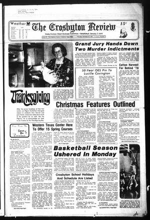 The Crosbyton Review (Crosbyton, Tex.), Vol. 70, No. 47, Ed. 1 Thursday, November 23, 1978