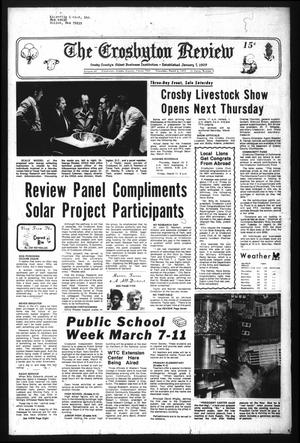 The Crosbyton Review (Crosbyton, Tex.), Vol. 69, No. 9, Ed. 1 Thursday, March 3, 1977