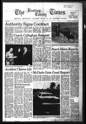The Bastrop County Times (Smithville, Tex.), Vol. 85, No. 47, Ed. 1 Thursday, November 18, 1976