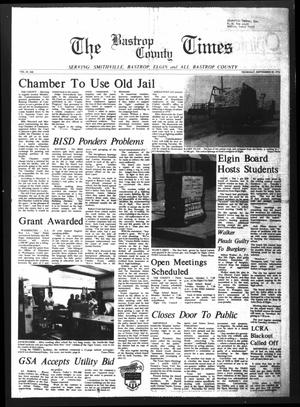 The Bastrop County Times (Smithville, Tex.), Vol. 85, No. 40, Ed. 1 Thursday, September 30, 1976