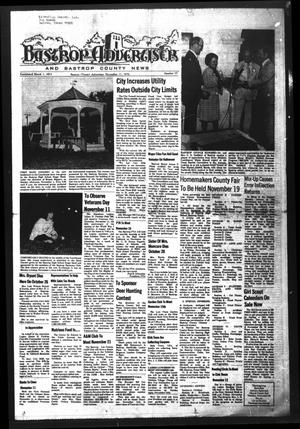 Primary view of object titled 'Bastrop Advertiser and Bastrop County News (Bastrop, Tex.), Vol. [123], No. 37, Ed. 1 Thursday, November 11, 1976'.