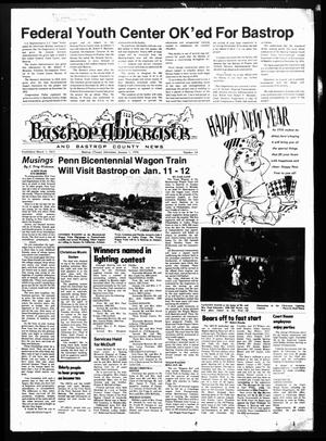 Bastrop Advertiser and Bastrop County News (Bastrop, Tex.), Vol. [122], No. 44, Ed. 1 Thursday, January 1, 1976