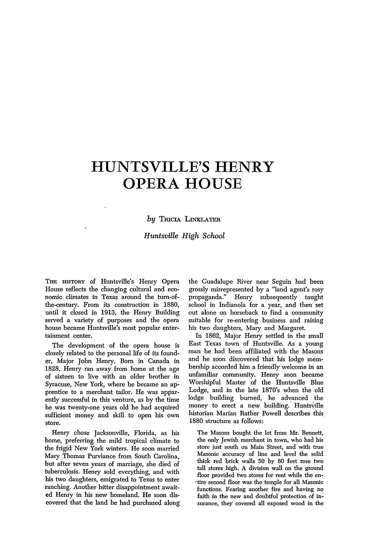 The Texas Historian, Volume 37, Number 2, November 1976
                                                
                                                    1
                                                