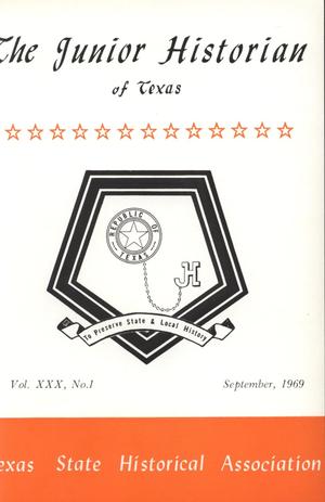 Primary view of object titled 'The Junior Historian, Volume 30, Number 1, September 1969'.