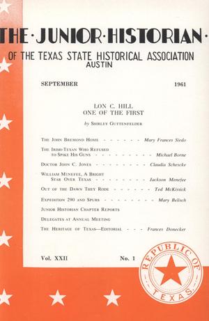 Primary view of object titled 'The Junior Historian, Volume 22, Number 1, September 1961'.