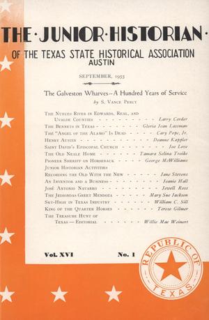The Junior Historian, Volume 16, Number 1, September 1955