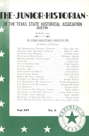 The Junior Historian, Volume 14, Number 5, March 1954