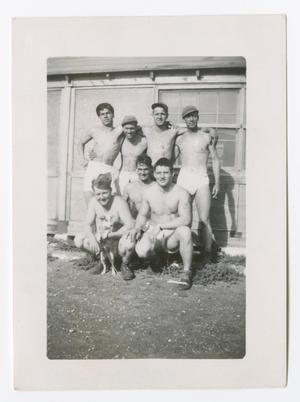 Primary view of object titled '[Soldiers In Their Underwear]'.