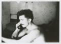 Photograph: [Soldier Talking on Telephone]