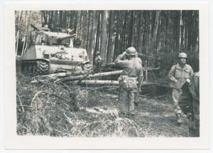 Primary view of object titled '[Tank Clearing Road Block]'.