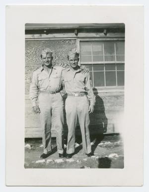 [Terrell and Coombes at Camp Barkeley]