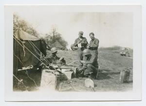 [Soldiers Outside Tent]