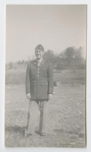 Primary view of object titled '[Photograph of Lt. Harold Sleeman]'.