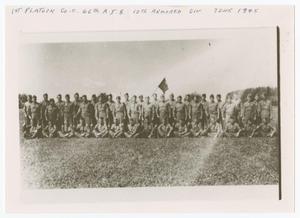 Primary view of object titled '[First Platoon of Company C]'.