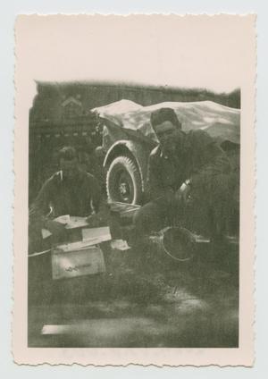 Primary view of object titled '[Soldiers Cooking]'.