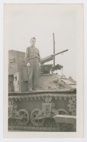[Soldier Standing on Tank]