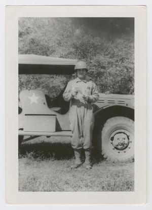 Primary view of object titled '[Lieutenant By Truck]'.