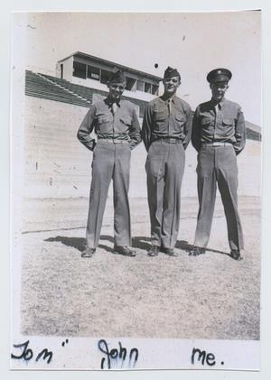 Primary view of object titled '[Soldiers In Empty Stadium]'.