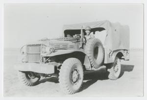 Primary view of object titled '[Henry Taylor In a Truck]'.