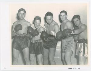 Primary view of object titled '[Boxers Posing Together]'.