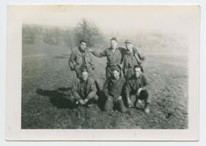 Primary view of object titled '[Six Soldiers in Germany]'.
