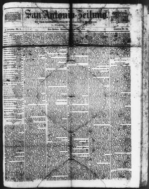 San Antonio-Zeitung. (San Antonio, Tex.), Vol. 2, No. 2, Ed. 1 Saturday, July 8, 1854
