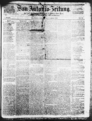 San Antonio-Zeitung. (San Antonio, Tex.), Vol. 1, No. 35, Ed. 1 Saturday, February 25, 1854