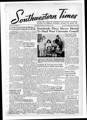 Southwestern Times (Houston, Tex.), Vol. 2, No. 17, Ed. 1 Thursday, January 17, 1946