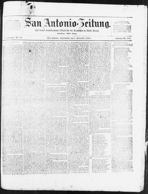 San Antonio-Zeitung. (San Antonio, Tex.), Vol. 3, No. 10, Ed. 1 Saturday, September 1, 1855