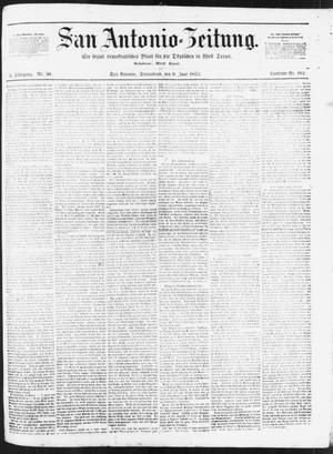 San Antonio-Zeitung. (San Antonio, Tex.), Vol. 2, No. 50, Ed. 1 Saturday, June 9, 1855