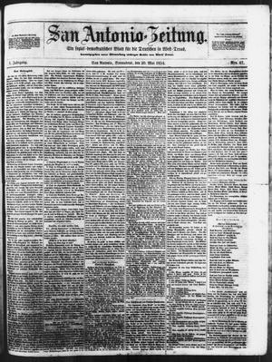 San Antonio-Zeitung. (San Antonio, Tex.), Vol. 1, No. 47, Ed. 1 Saturday, May 20, 1854