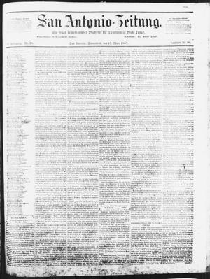 San Antonio-Zeitung. (San Antonio, Tex.), Vol. 2, No. 38, Ed. 1 Saturday, March 17, 1855