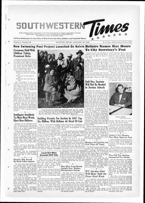 Southwestern Times (Houston, Tex.), Vol. 4, No. 18, Ed. 1 Thursday, January 22, 1948