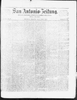 Primary view of object titled 'San Antonio-Zeitung. (San Antonio, Tex.), Vol. 3, No. 16, Ed. 1 Saturday, October 13, 1855'.