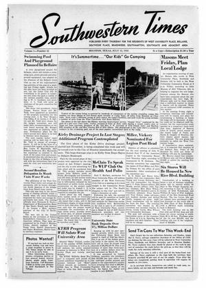 Southwestern Times (Houston, Tex.), Vol. 1, No. 42, Ed. 1 Thursday, July 12, 1945