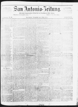 San Antonio-Zeitung. (San Antonio, Tex.), Vol. 2, No. 36, Ed. 1 Saturday, March 3, 1855