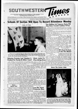 Southwestern Times (Houston, Tex.), Vol. 4, No. 51, Ed. 1 Thursday, September 9, 1948