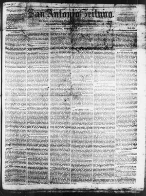 San Antonio-Zeitung. (San Antonio, Tex.), Vol. [1], No. 33, Ed. 1 Saturday, February 11, 1854