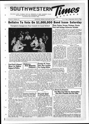 Southwestern Times (Houston, Tex.), Vol. 3, No. 18, Ed. 1 Thursday, January 23, 1947
