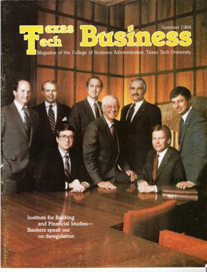 Primary view of object titled 'Texas Tech Business, Summer 1984'.