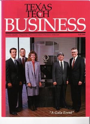 Primary view of object titled 'Texas Tech Business, Fall 1989'.
