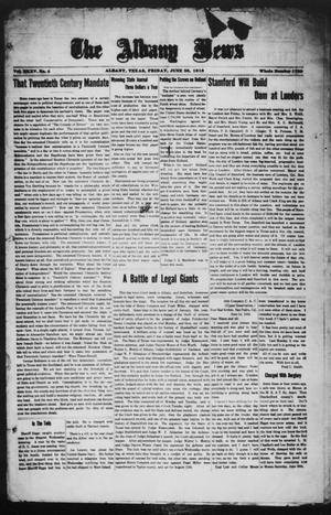 Primary view of The Albany News (Albany, Tex.), Vol. 35, No. 4, Ed. 1 Friday, June 28, 1918