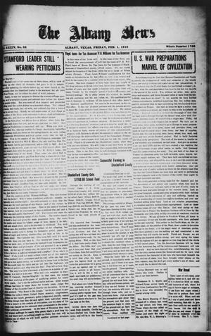 The Albany News (Albany, Tex.), Vol. 34, No. 35, Ed. 1 Friday, February 1, 1918