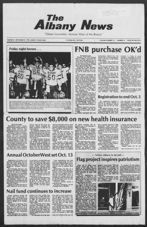 The Albany News (Albany, Tex.), Vol. 115, No. 16, Ed. 1 Thursday, September 27, 1990