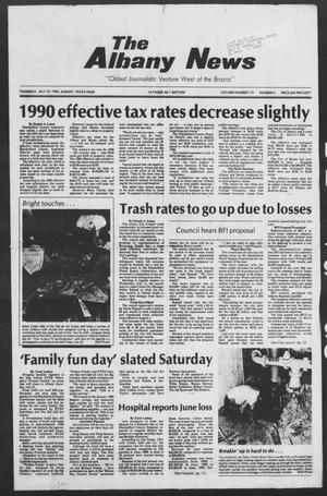 The Albany News (Albany, Tex.), Vol. 115, No. 6, Ed. 1 Thursday, July 19, 1990